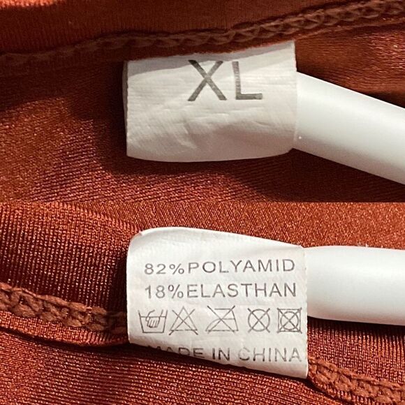 Unbranded Rust Orange Bikini Top XL - Picture 4 of 5